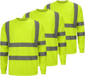 High Visibility Safety Shirts for Men - Hi Vis Class 3 Long Sleeve