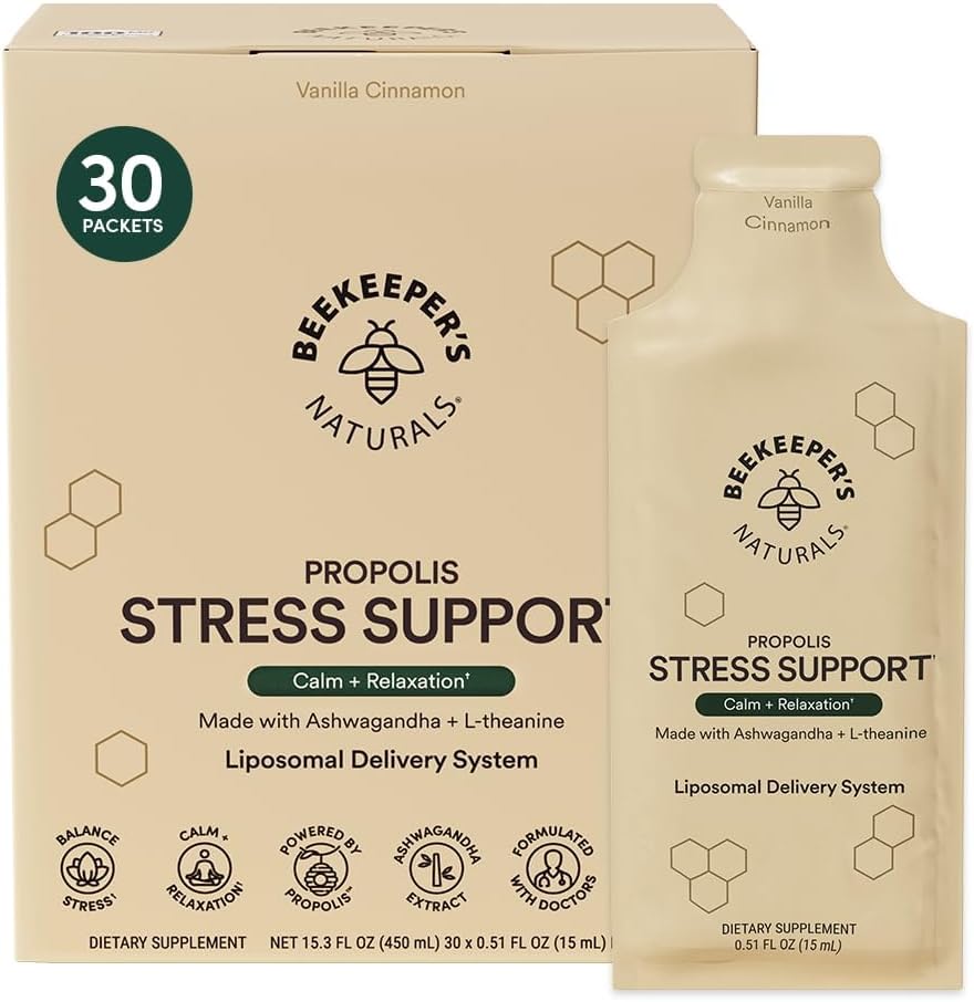 Liposomal Ashwagandha Stress Support with Propolis & L-Theanine