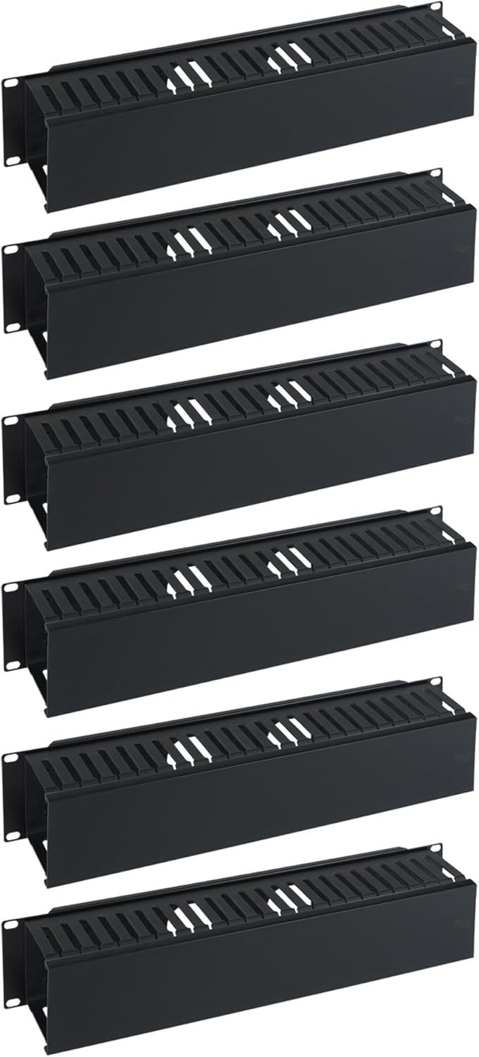 ICC 2U Finger Duct Cable Manager Panel for Efficient Cable Management