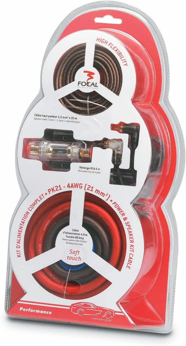 Focal 4 AWG Performance Series Power Amplifier Wiring Kit Review