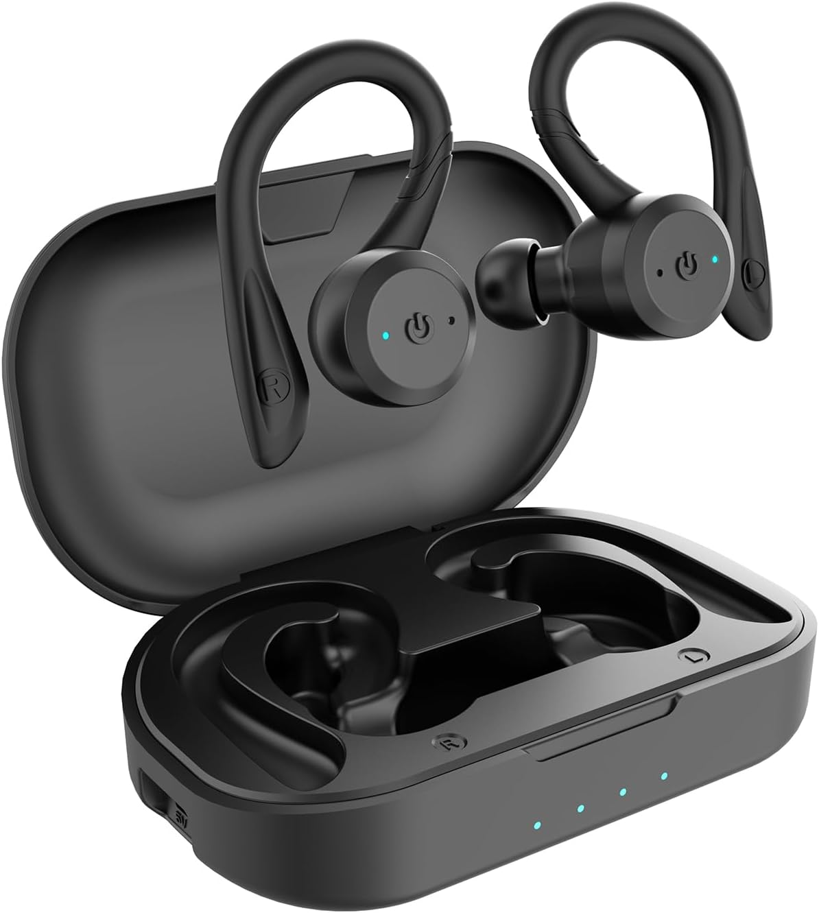 40+ Hrs Playtime Bluetooth Earbuds - Clear Sound, IPX7 Waterproof