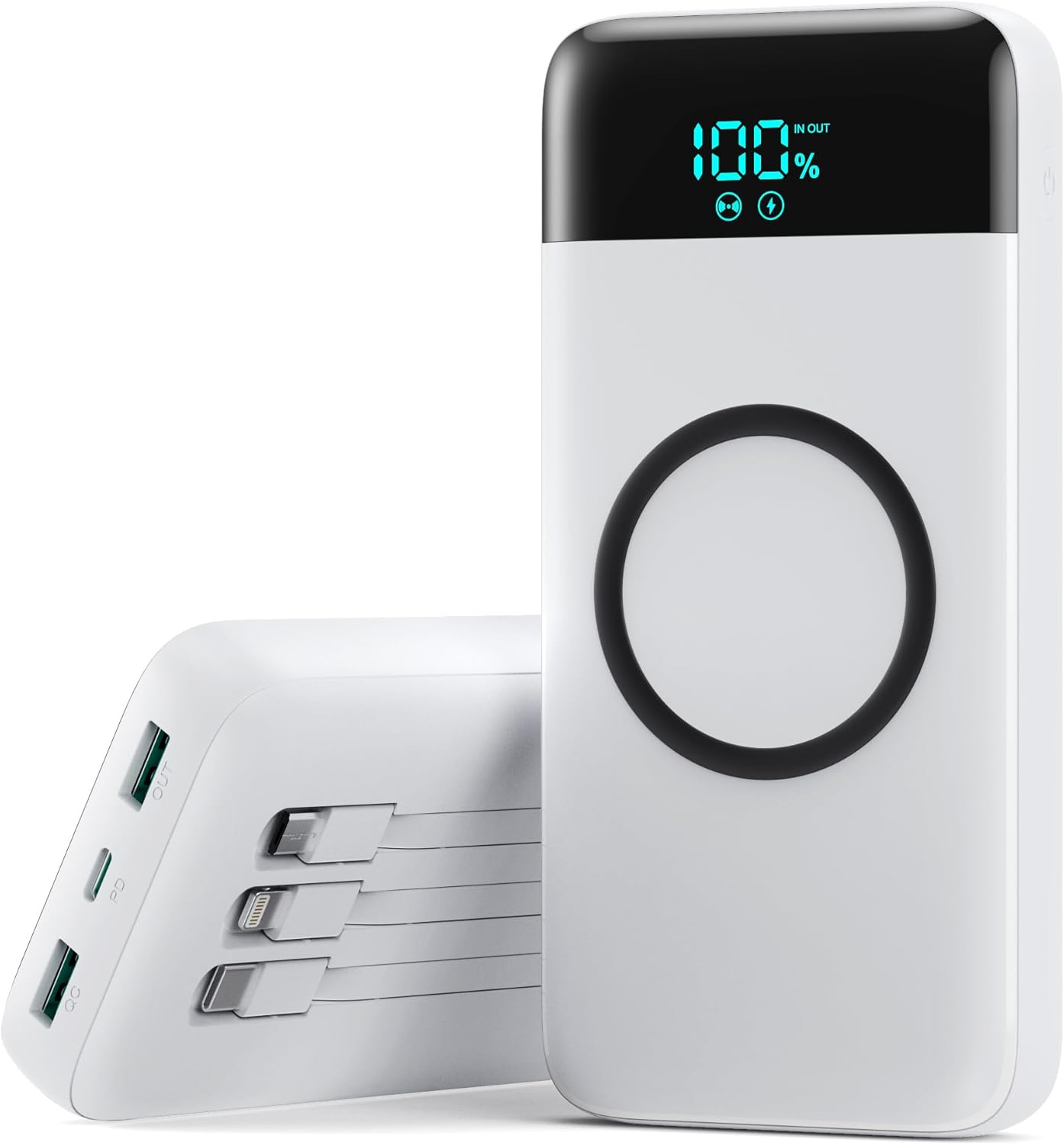 Wireless Portable Charger 40800mAh for iPhone and Android Devices