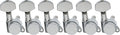 Musiclily Pro 6 Inline Guitar Locking Tuners for Strat/Tele - Chrome
