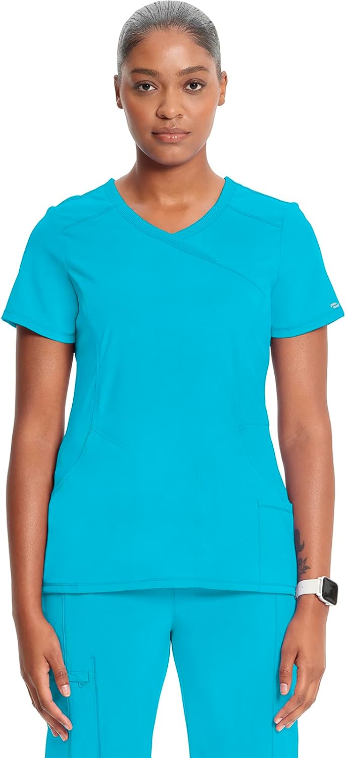 Infinity by Cherokee Women Nurse Scrubs Top Mock Wrap - 2625A Review