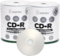 Smart Buy CD-R 200 Pack 700MB 52x Printable Silver Inkjet - Bulk Value