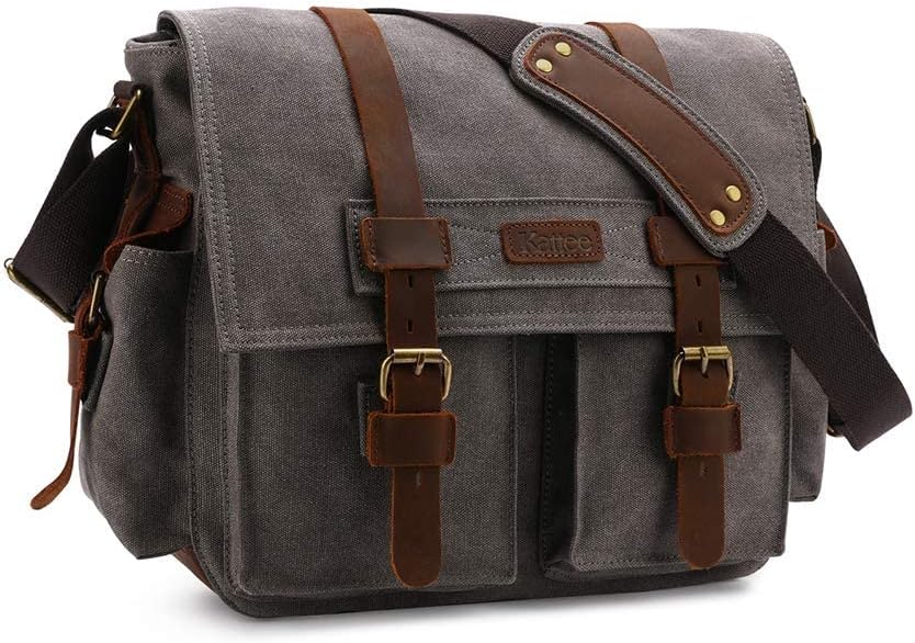 Kattee Vintage Leather Camera Bag - Stylish Messenger