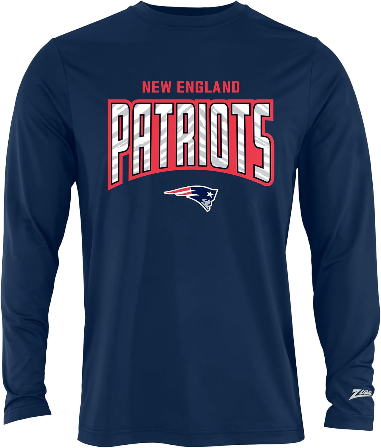 Zubaz NFL Men's Long Sleeve Team Graphic T-Shirt for Fans
