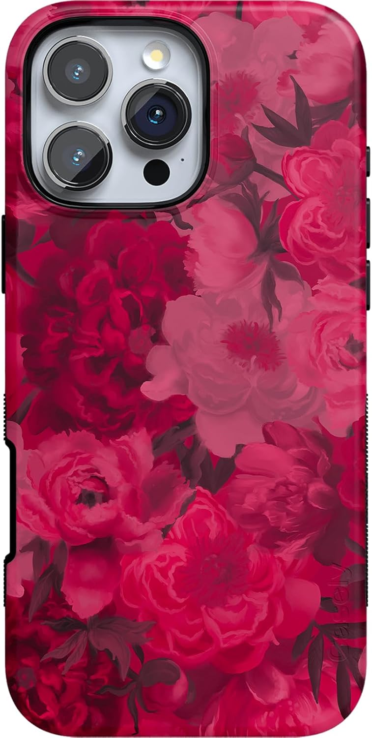 Casely iPhone 16 Pro Max Case - Moody Floral Design for Protection