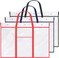 3 Pack Large Poster Storage Bag 48 x 36 - Transparent Art Portfolio