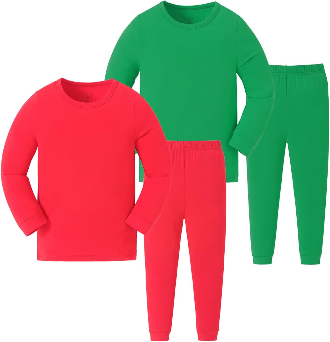 JunNeng Bamboo Viscose Pajamas for Toddler Baby, Snug Fit