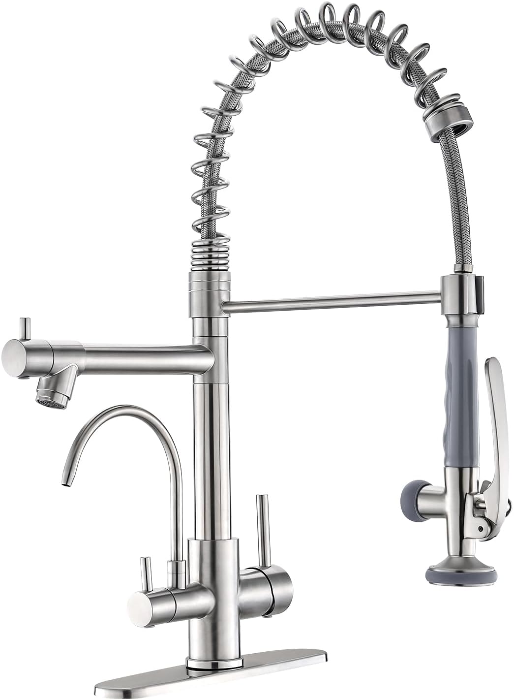Fapully 3 in 1 Kitchen Faucet with Water Filler and Sprayer