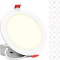 Sehnlich LED Recessed Lighting 6 in (24 Pack) - Dimmable Selectable
