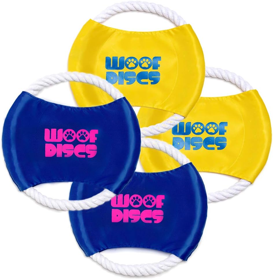 Flying Fun for Furry Friends: Woof Discs 4 Pack