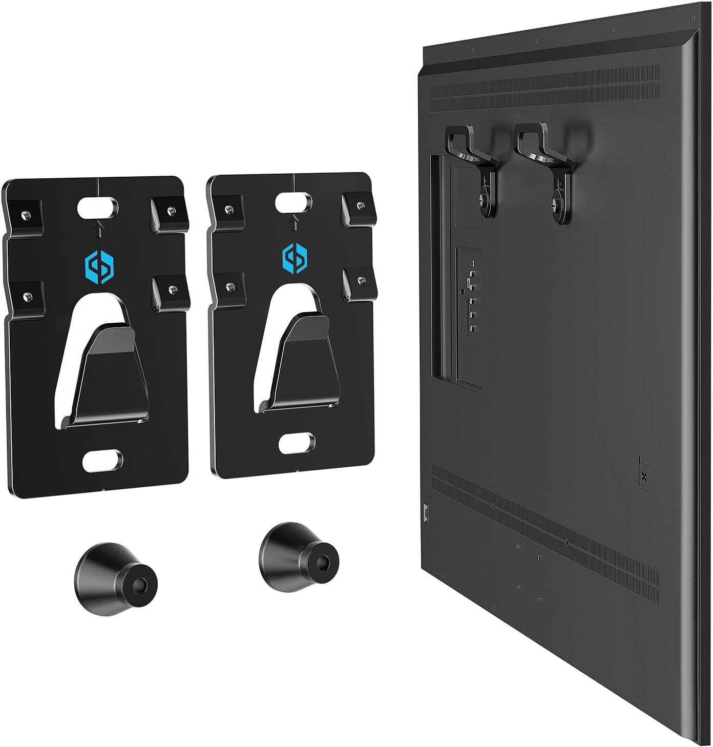Studless TV Wall Mount 200lbs 1.18'' Low Profile - Easy Install!