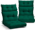 EAGLE PEAK Tufted Outdoor/Indoor High Back Chair Cushions