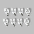 Aluminum Flexible Curtain Track White Pulley 20 PCS - Quiet Glide