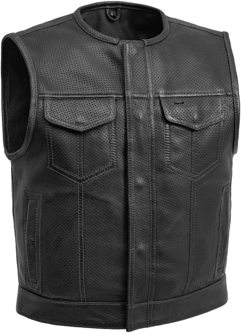 Lowside Mens Motorcycle Biker Riding Vest for Hot Weather Comfort