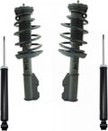 Front and Rear Strut & Coil Spring Assembly Compatible with 2010-16