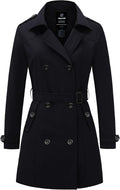 Wantdo Women's Waterproof Trench Coat for All Seasons Style