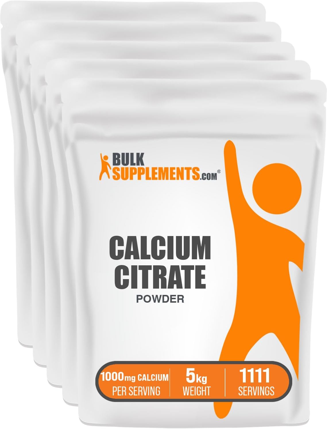 BulkSupplements Calcium Citrate Powder for Bone Health