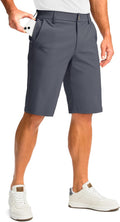 Men's Golf Shorts with 5 Pockets 11in Inseam Stretch Quick Dry 4-Way