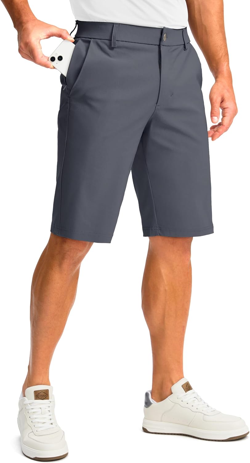 Men's Golf Shorts with 5 Pockets for Comfort and Style