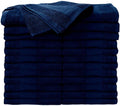Bleach Tough Salon Towels - Premium 100% Cotton, 24-Count Navy