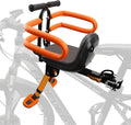 Kids Bike Seat Front Mounted with Foldable Handlebar and Pedals