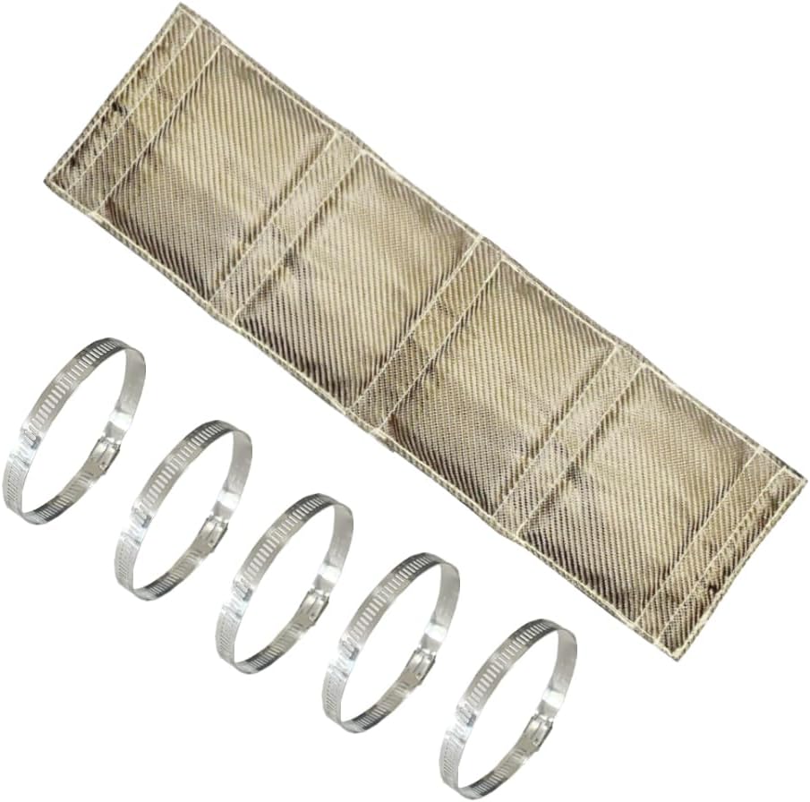 Titanium Pipe Heat Shield for Exhaust Protection and Insulation