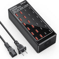USB Charger Station 24-Port 100W C Charging Block - Multi-Device Hub