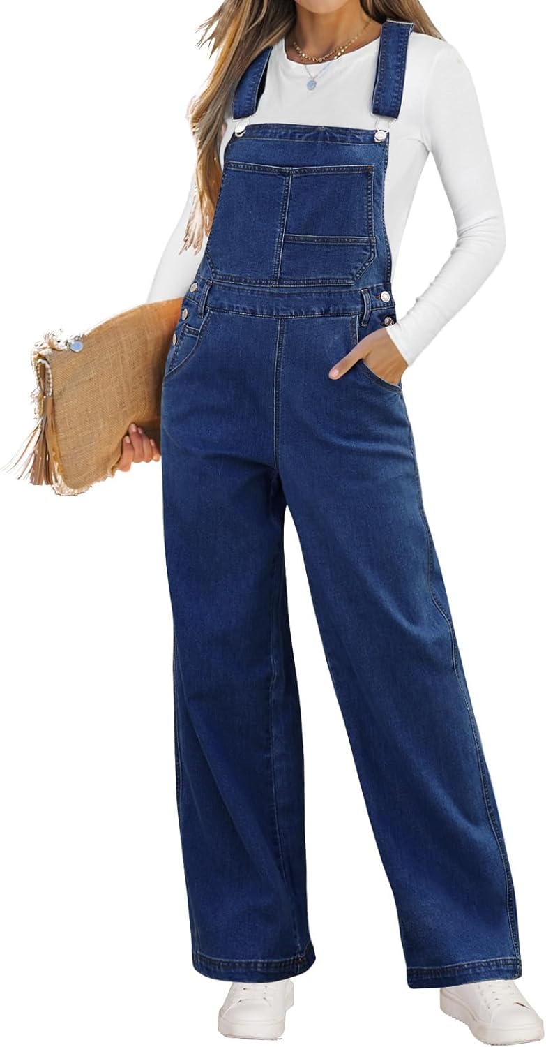 Vetinee Jean Overalls for Women - Stylish and Comfortable Fit
