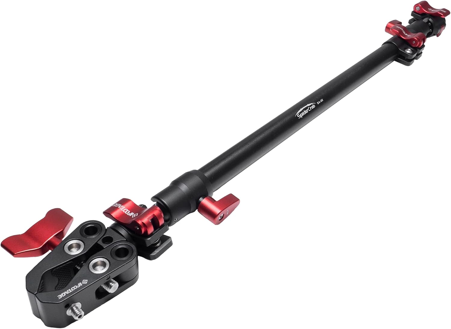 Telescoping Camera Support Arm with Dual Locking System for Stability