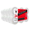 Clear Packing Tape 24 Rolls for Heavy Duty Shipping and Moving