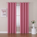 Room Darkening Curtains 80 in 2 Panels Set - Light Blocking Privacy