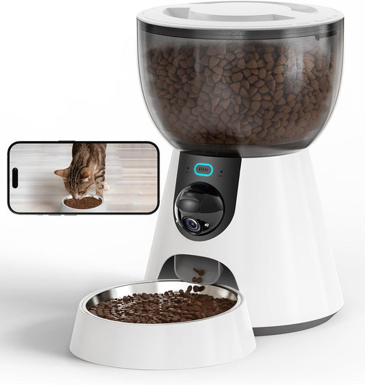 Sarpaws Smart Cat Feeder: HD Video, Two-Way Audio, Sensor Alerts