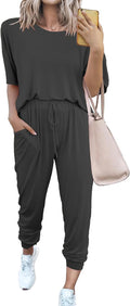Women's Two Piece Sets Jogger Pants Travel Lounge Outfits - Sizes