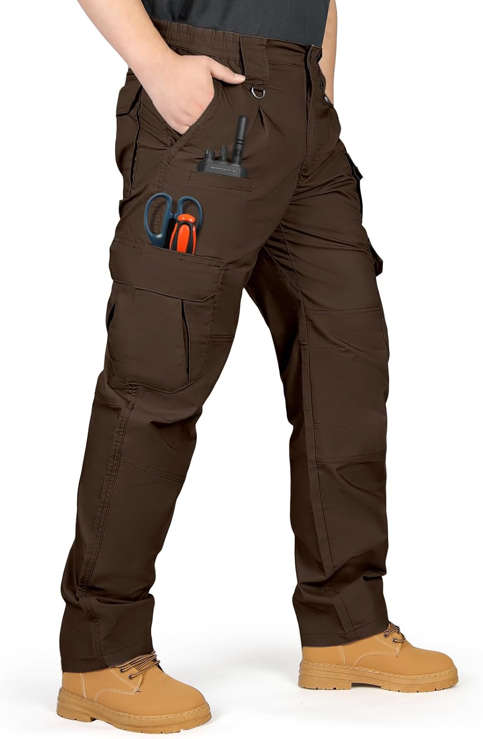 IGOLUMON Men's Stretch Tactical Pants for Outdoor Activities