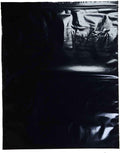 uGems 12 in x 15 in 2-Mil Black Reclosable Zipper Bags - 100 Pack