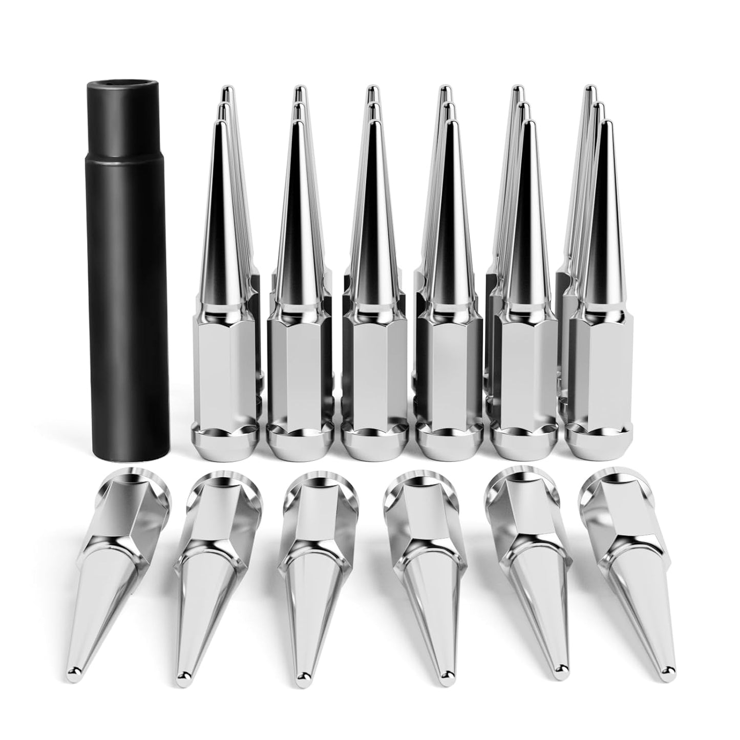14x1.5 Spiked Lug Nuts for Chevy Silverado and GMC Sierra