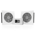 AIRPLATE T8 White Dual-Fan Cabinet Cooler - Ultra-Quiet Thermostat