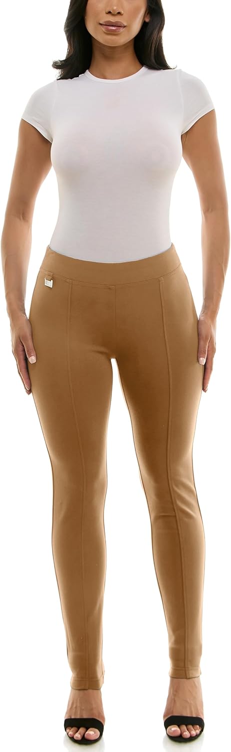 Zac & Rachel Womens Pull on Ankle Pant with Metal Tab Review