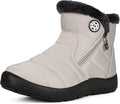 Snow Boots Womens Winter Ankle Boots - Fur Lined, Water Resistant