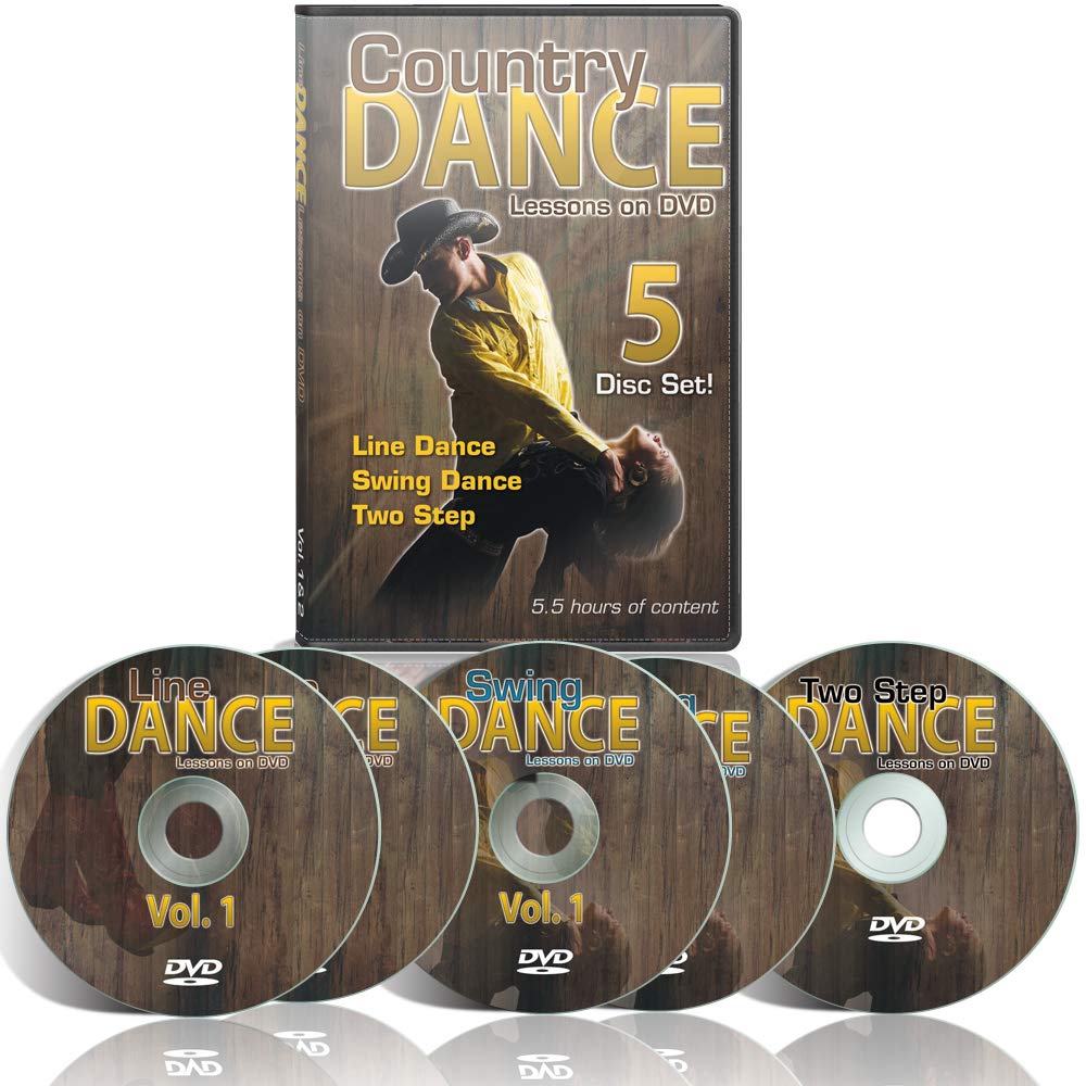 Country Dance Lessons Complete Set for Line, Swing, Two Step Fun