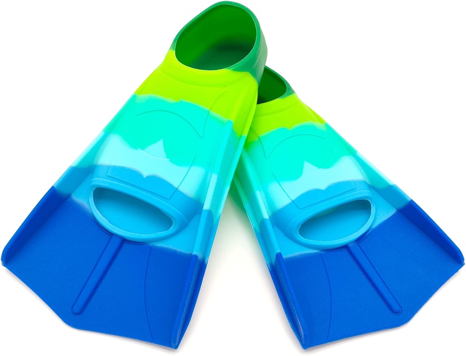 Kids Swim Fins for Beginners - Comfortable Silicone Flippers