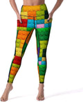 Colorful High Waisted Yoga Leggings with Pockets