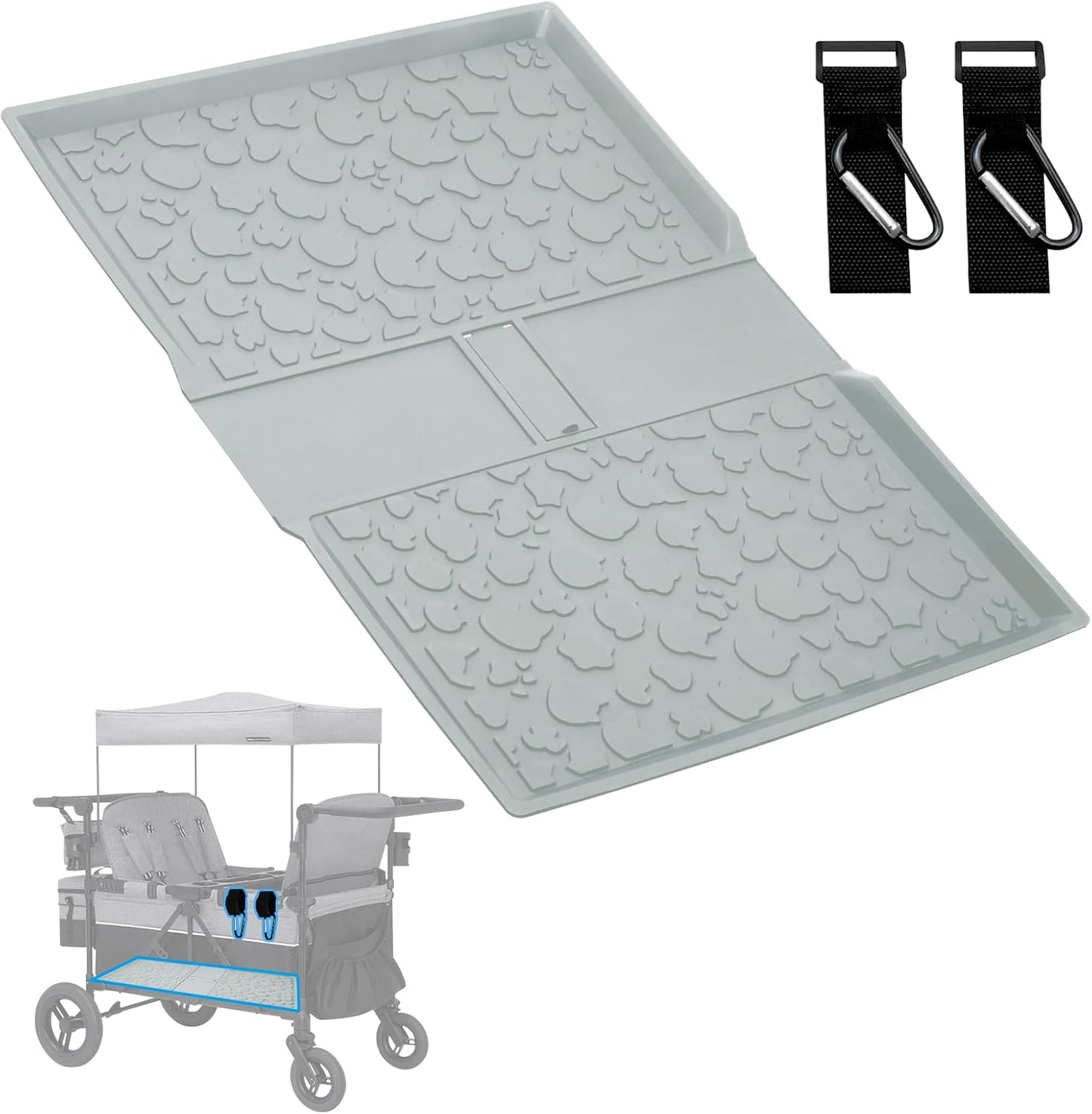 All Weather Mat for Wrangler Deluxe Stroller Wagon by Myvikcar
