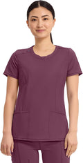 Cherokee Infinity Scrubs Women Round Neck Scrub Top - Flattering shape