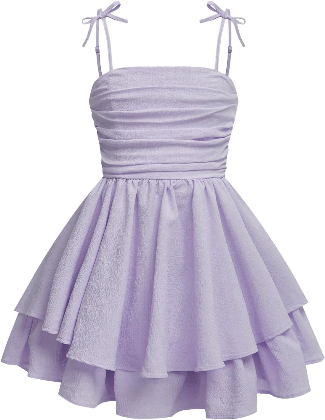 Girl's Flowy Cami Dress with Ruffles for Summer Fun