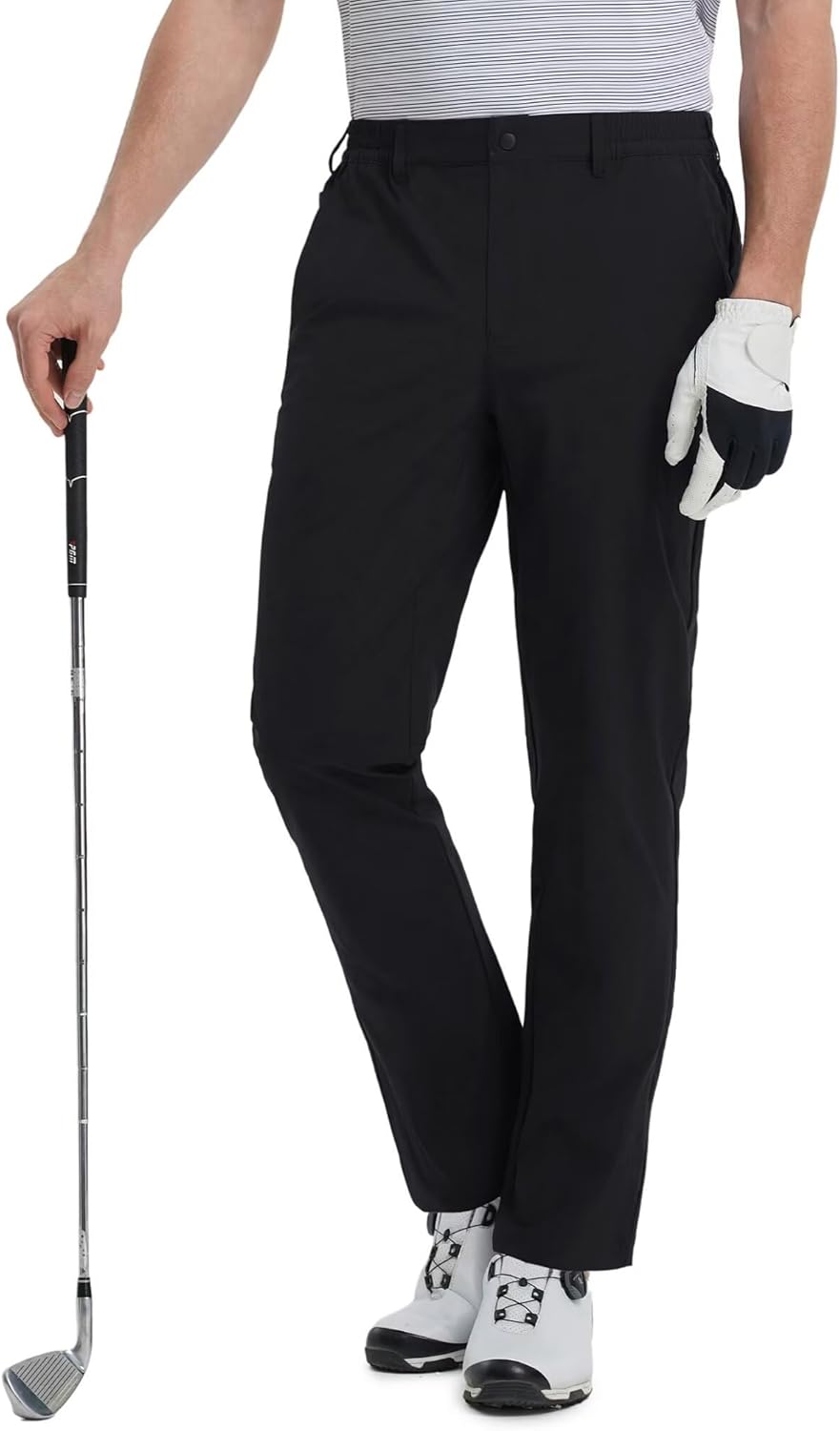M MAELREG Mens Golf Pants - Lightweight 5 Pocket Stretch Design