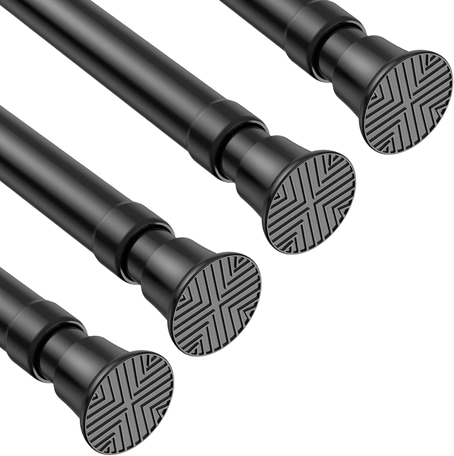 Adjustable Spring Tension Curtain Rods for Windows and More
